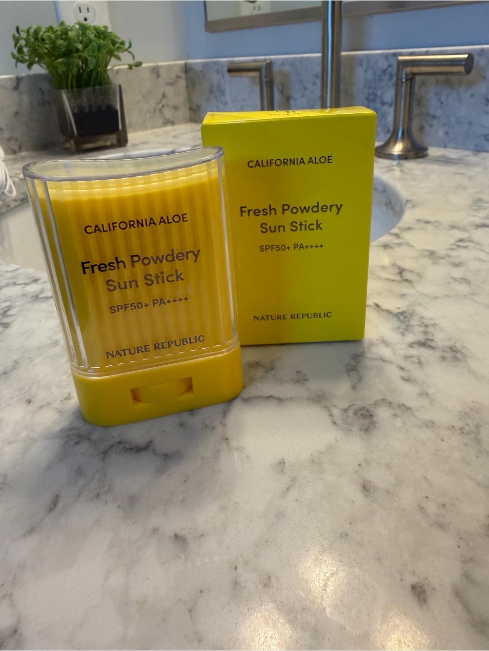Nature Republic Fresh Powdery Sun Stick SPF50+ PA++++ — Brand New
